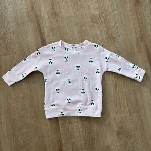 Small Shop Pink Skull Crewneck